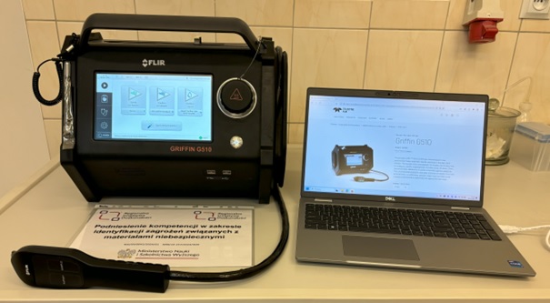 sprzęt do polowych analiz chromatograficznych